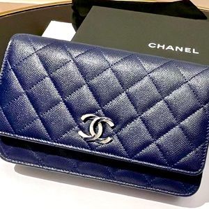 Chanel Wallet CC Navy